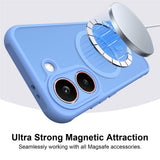 Husa de protectie Techsuit HaloFrost II MagSafe compatibil cu Samsung Galaxy S26 FE, Albastru