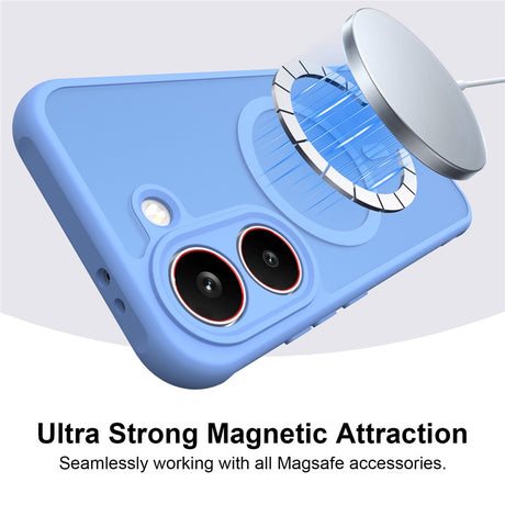 Husa de protectie Techsuit HaloFrost II MagSafe compatibil cu Samsung Galaxy S26 FE, Albastru