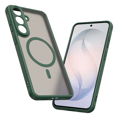 Husa de protectie Techsuit HaloFrost II MagSafe compatibil cu Samsung Galaxy S26 FE, Verde