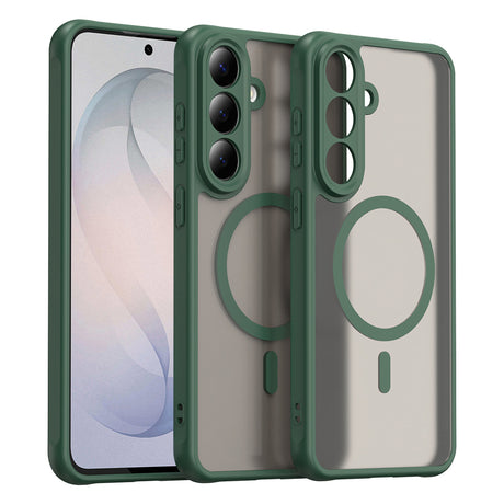 Husa de protectie Techsuit HaloFrost II MagSafe compatibil cu Samsung Galaxy S26 FE, Verde