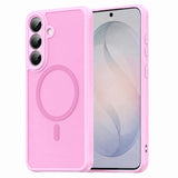 Husa de protectie Techsuit HaloFrost II MagSafe compatibil cu Samsung Galaxy S26 FE, Roz