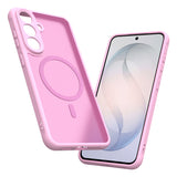 Husa de protectie Techsuit HaloFrost II MagSafe compatibil cu Samsung Galaxy S26 FE, Roz