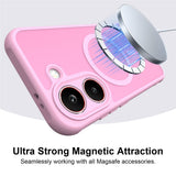 Husa de protectie Techsuit HaloFrost II MagSafe compatibil cu Samsung Galaxy S26 FE, Roz