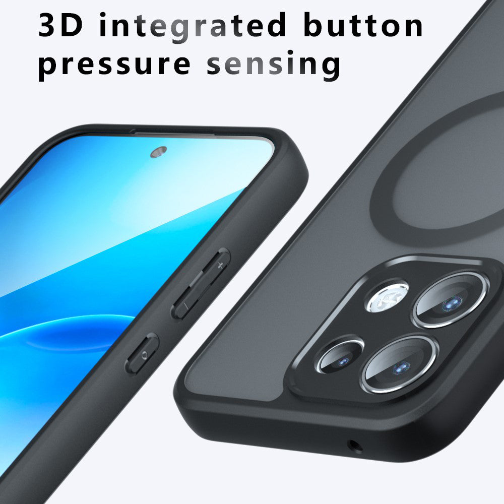 Husa de protectie Techsuit PureFrost MagSafe compatibil cu Oppo Reno16 F / Reno16 FS, Negru