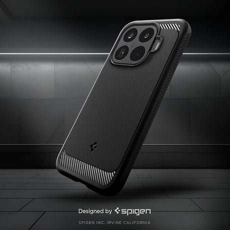 Husa de protectie Spigen Rugged Armor compatibil cu Xiaomi 17T, Negru