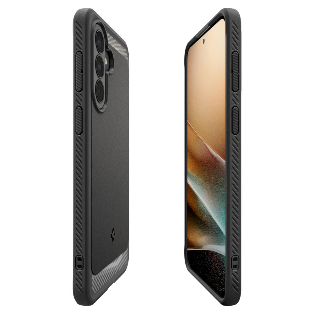 Husa de protectie Spigen Rugged Armor compatibil cu Samsung Galaxy A27 5G, Negru