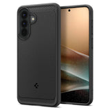 Husa de protectie Spigen Rugged Armor compatibil cu Samsung Galaxy A27 5G, Negru
