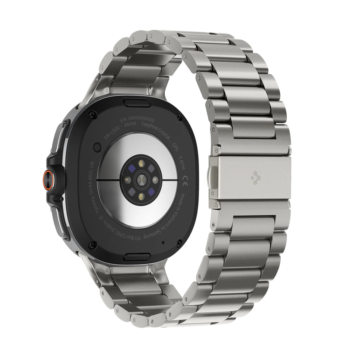 Curea smartwatch Spigen compatibil cu Samsung Galaxy Watch8 / Watch9 / Watch8 Classic, Argintiu