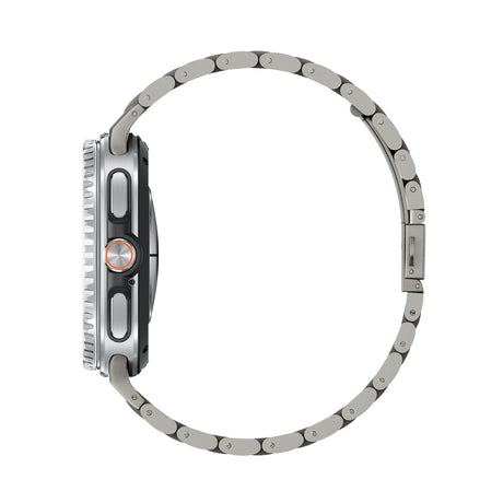 Spigen okosóra-szíj Samsung Galaxy Watch8 / Watch9 okosórához, ezüst színben