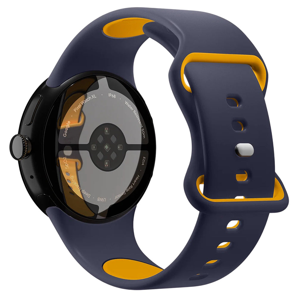 Curea smartwatch Google Pixel Watch compatibil cu Watch 5 / Watch 4 / Watch 3 45mm, Albastru
