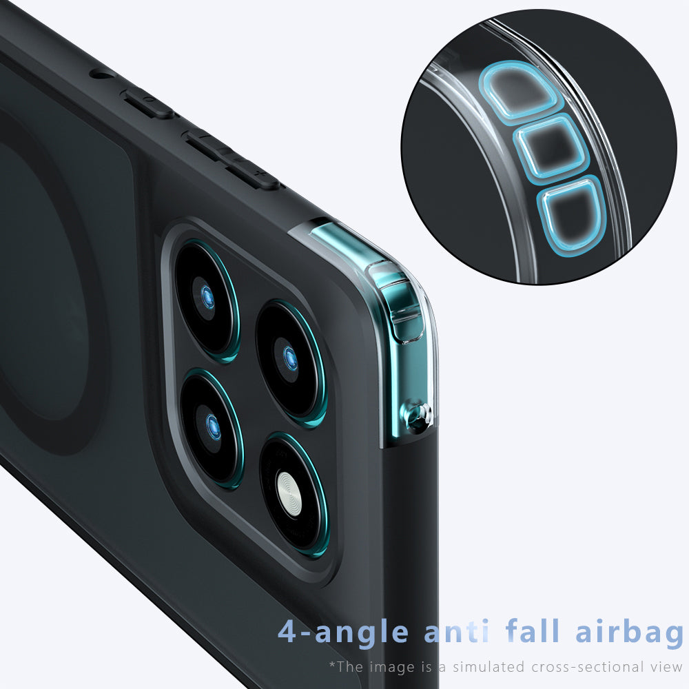 Husa de protectie Techsuit PureFrost MagSafe compatibil cu Motorola Edge 70 Max, Negru Frost