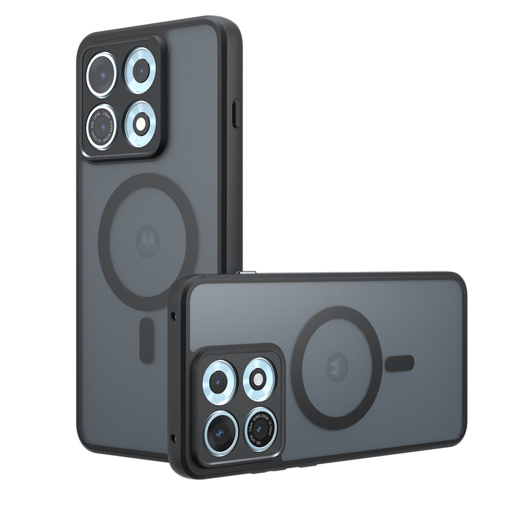 Husa de protectie Techsuit PureFrost MagSafe compatibil cu Motorola Edge 70 Max, Negru Frost