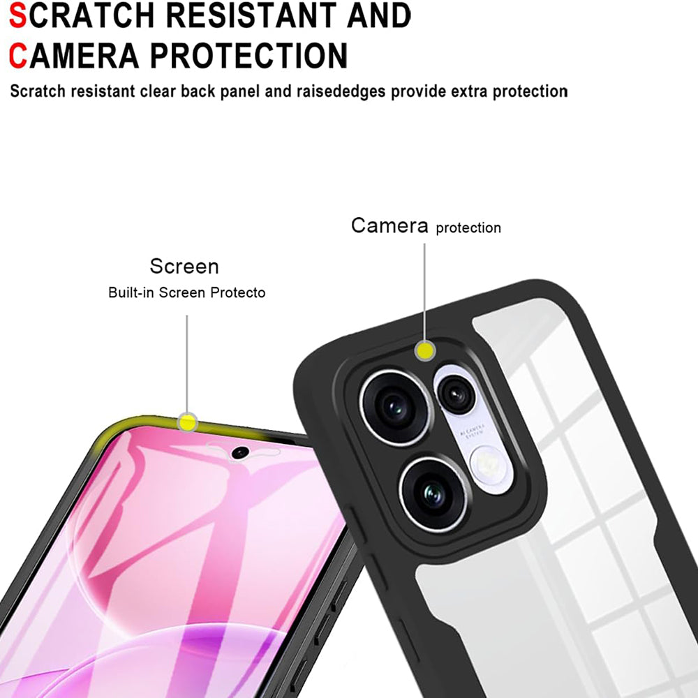 Husa de protectie Techsuit ColorVerse 360 compatibil cu Oppo Reno16 / Reno16 Pro, Negru