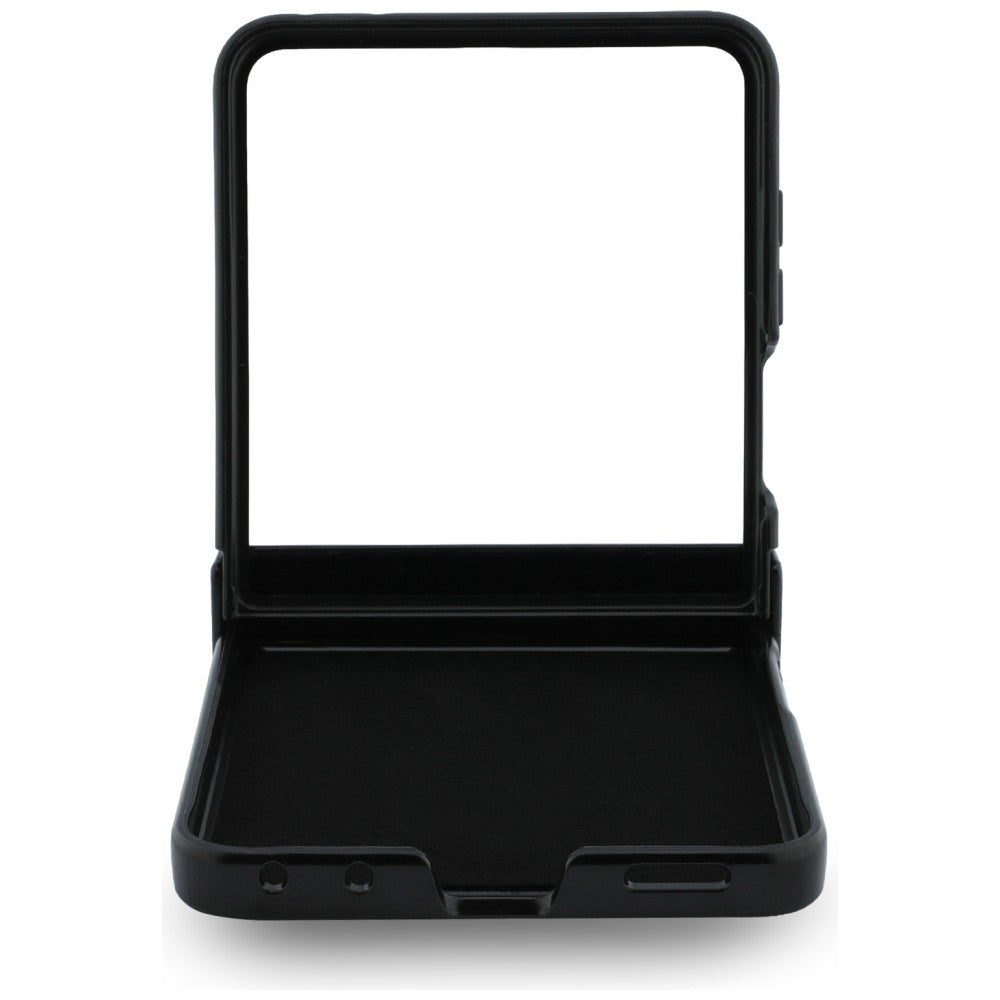 Husa de protectie Guess Ring Stand compatibil cu Samsung Galaxy Z Flip8, Bej