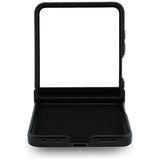 Husa de protectie Guess Ring Stand compatibil cu Samsung Galaxy Z Flip8, Bej
