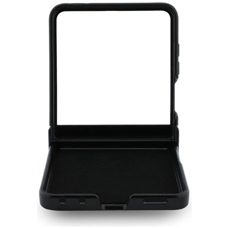 Husa de protectie Guess Ring Stand compatibil cu Samsung Galaxy Z Flip8, Bej
