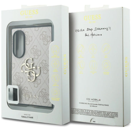 Husa de protectie Guess Hardcase 4G Big Logo compatibil cu Samsung Galaxy Z Fold8, Roz