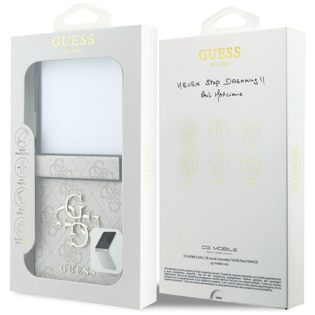 Husa de protectie Guess Hardcase 4G compatibil cu Samsung Galaxy Z Flip8, Roz