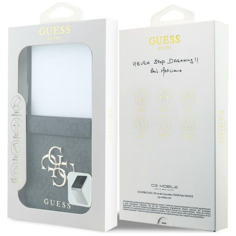 Husa de protectie Guess Hardcase 4G compatibil cu Samsung Galaxy Z Flip8, Negru