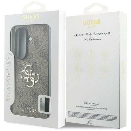 Husa de protectie Guess Hardcase 4G compatibil cu Samsung Galaxy Z Fold8 Ultra, Maro