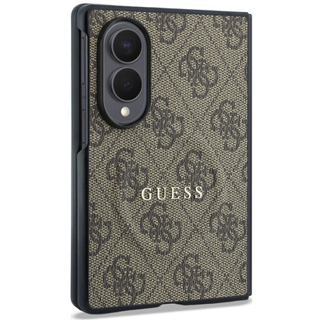 Husa de protectie Guess 4G Leather Classic compatibil cu Samsung Galaxy Z Fold8, Maro