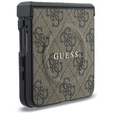 Husa de protectie Guess 4G Leather Classic compatibil cu Samsung Galaxy Z Flip8, Maro