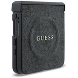 Husa de protectie Guess 4G Leather Classic compatibil cu Samsung Galaxy Z Flip8, Negru