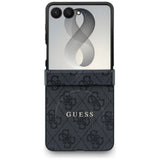 Husa de protectie Guess 4G Leather Classic compatibil cu Samsung Galaxy Z Flip8, Negru