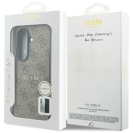 Husa de protectie Guess 4G Leather Classic compatibil cu Samsung Galaxy Z Fold8 Ultra, Maro