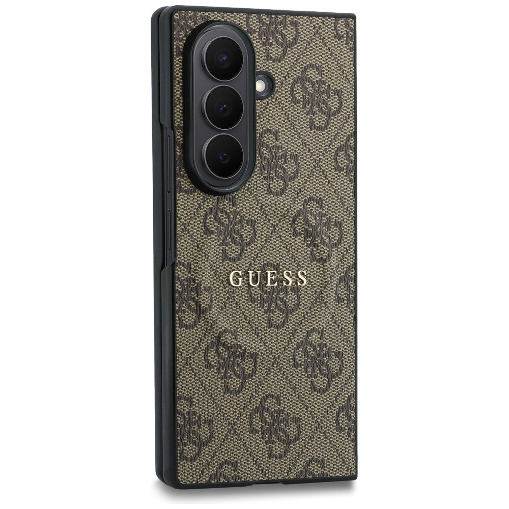 Husa de protectie Guess 4G Leather Classic compatibil cu Samsung Galaxy Z Fold8 Ultra, Maro