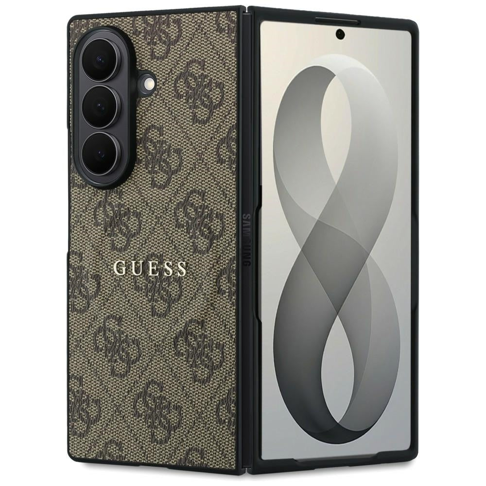 Husa de protectie Guess 4G Leather Classic compatibil cu Samsung Galaxy Z Fold8 Ultra, Maro