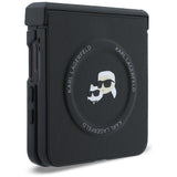 Husa de protectie Karl Lagerfeld compatibil cu Samsung Galaxy Z Flip8, Negru