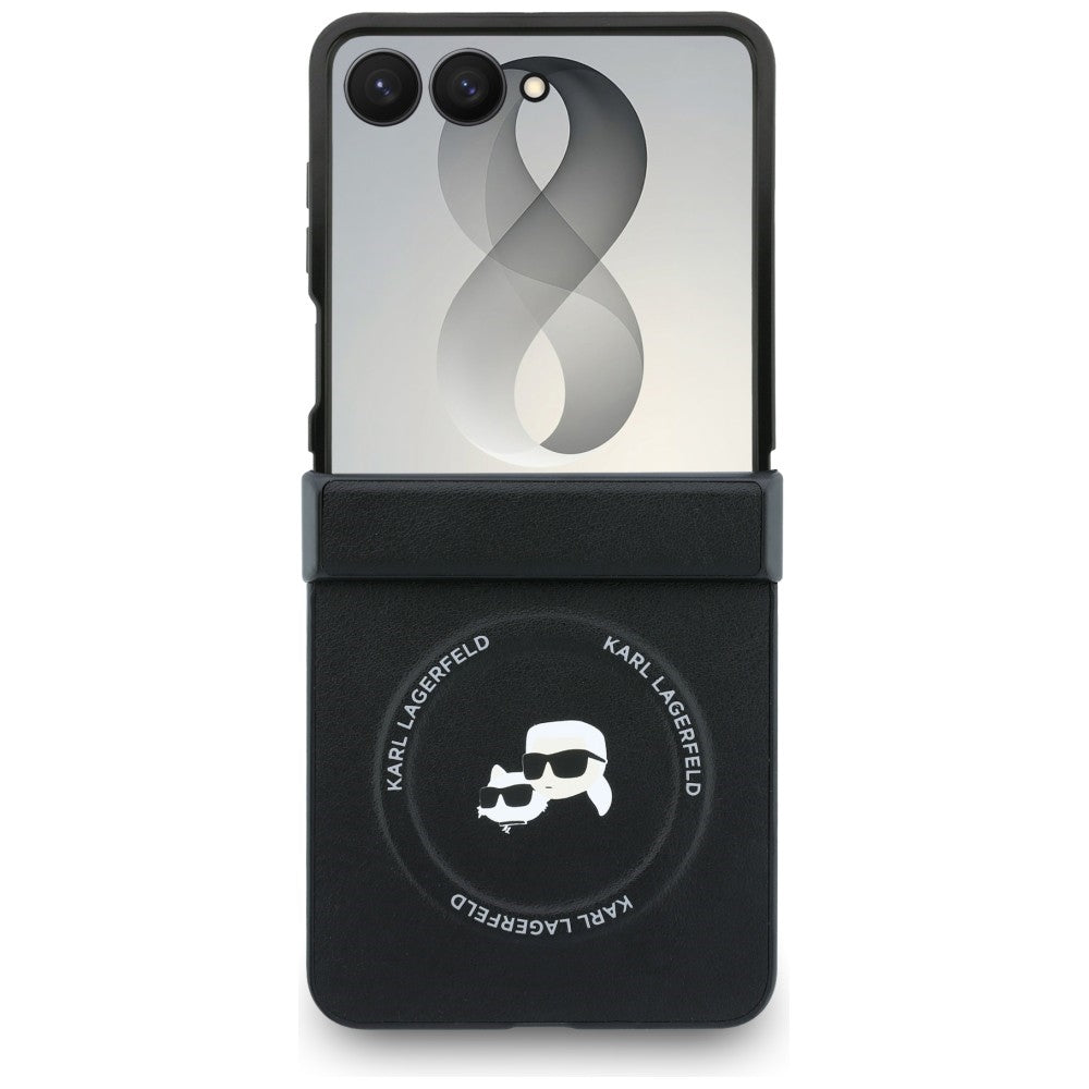 Husa de protectie Karl Lagerfeld compatibil cu Samsung Galaxy Z Flip8, Negru