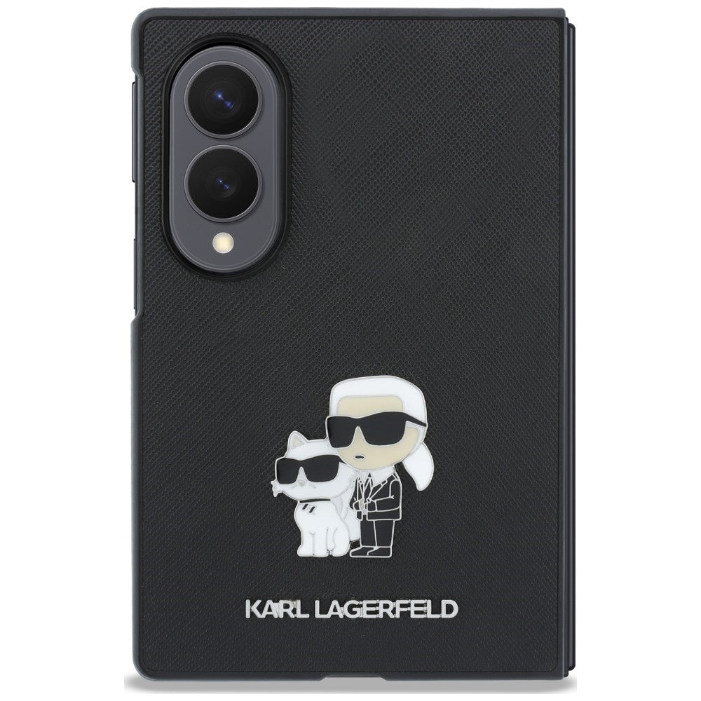 Husa de protectie Karl Lagerfeld Saffiano compatibil cu Samsung Galaxy Z Fold8, Gri