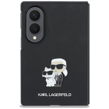 Husa de protectie Karl Lagerfeld Saffiano compatibil cu Samsung Galaxy Z Fold8, Gri