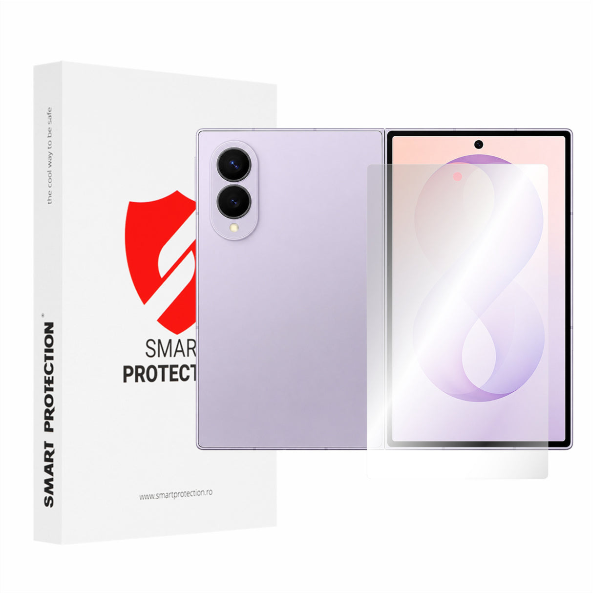 Folie de protectie Smart Protection compatibil cu Samsung Galaxy Z Fold8, Transparent