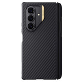 Husa de protectie Nillkin Synthetic Fiber Pro compatibil cu Samsung Galaxy Z Fold7, Auriu