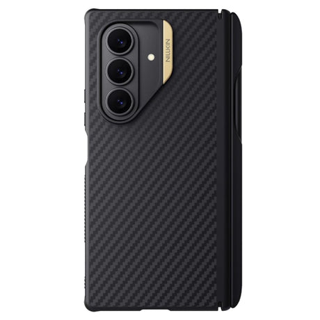 Husa de protectie Nillkin Synthetic Fiber Pro compatibil cu Samsung Galaxy Z Fold7, Auriu