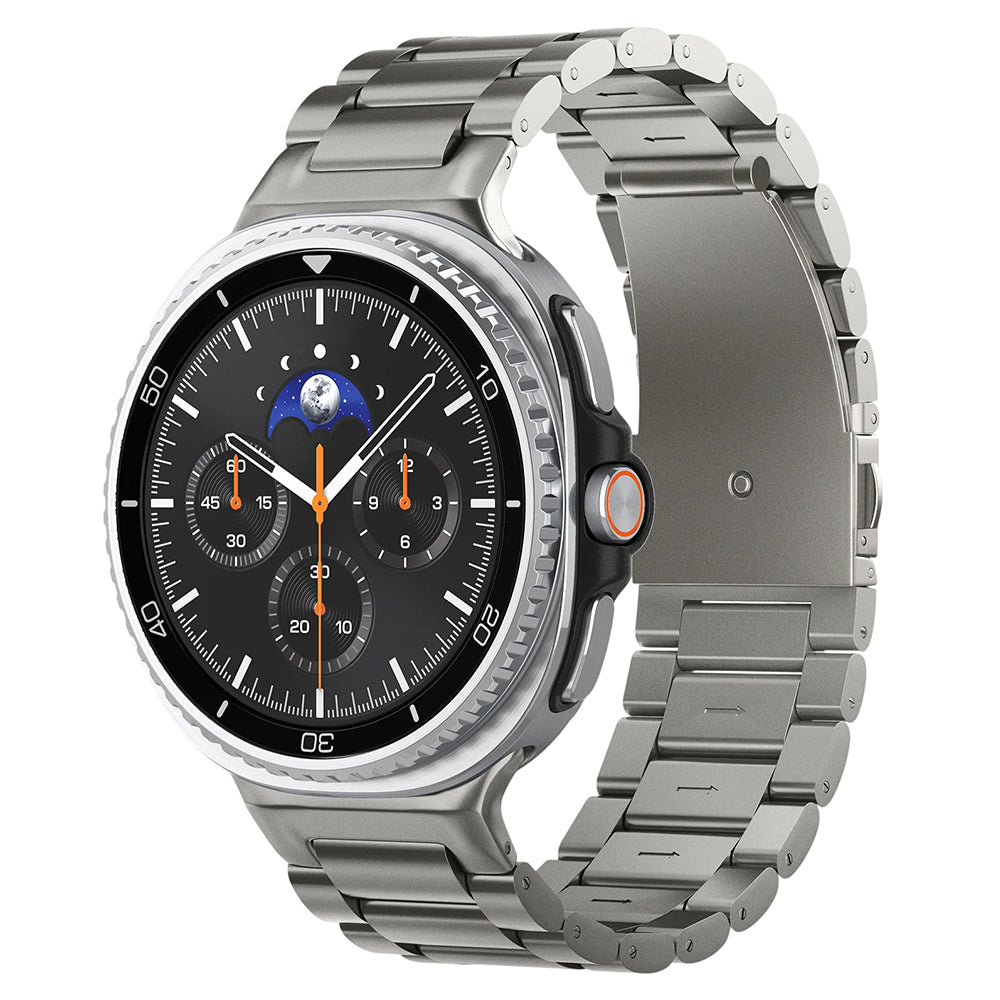 Curea smartwatch Spigen compatibil cu Samsung Galaxy Watch8 / Watch9 / Watch8 Classic, Argintiu