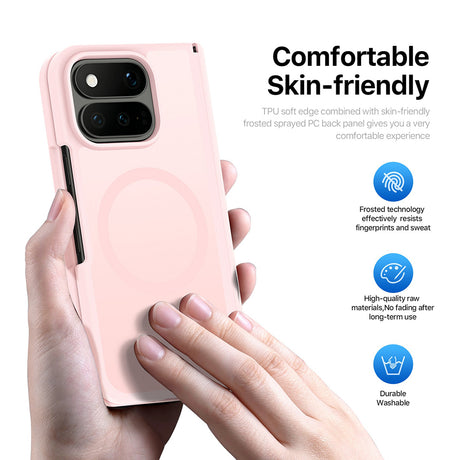 Husa de protectie Dux Ducis Yind MagSafe compatibil cu Google Pixel 11 Pro Fold, Roz