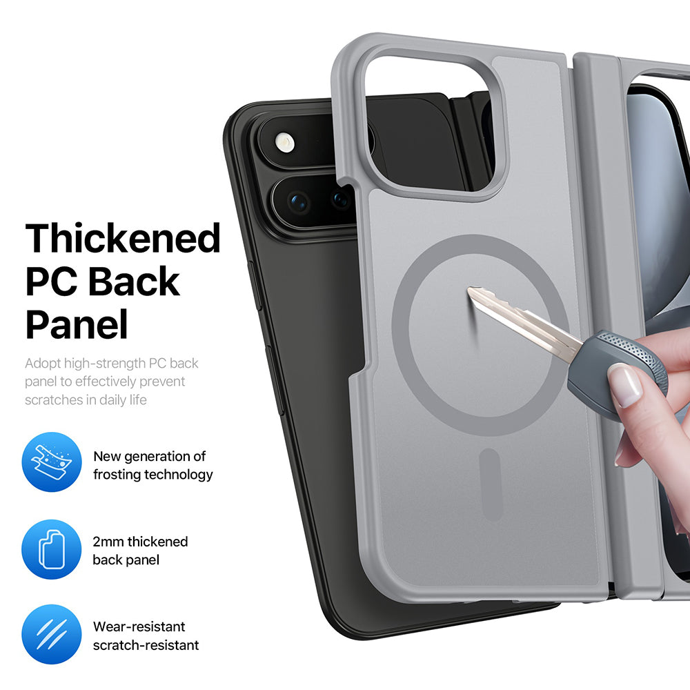Husa de protectie Dux Ducis Yind MagSafe compatibil cu Google Pixel 11 Pro Fold, Roz