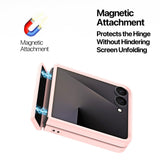 Husa de protectie Dux Ducis Yind MagSafe compatibil cu Samsung Galaxy Z Flip8, Roz