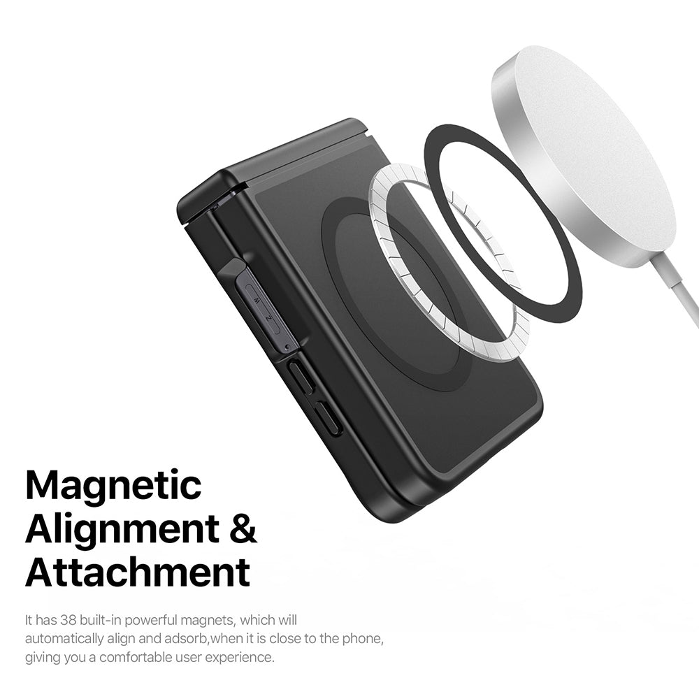 Husa de protectie Dux Ducis Yind MagSafe compatibil cu Samsung Galaxy Z Flip8, Roz