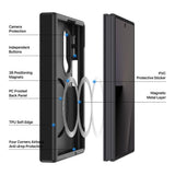 Husa de protectie Dux Ducis Yind MagSafe compatibil cu Samsung Galaxy Z Fold8, Albastru inchis
