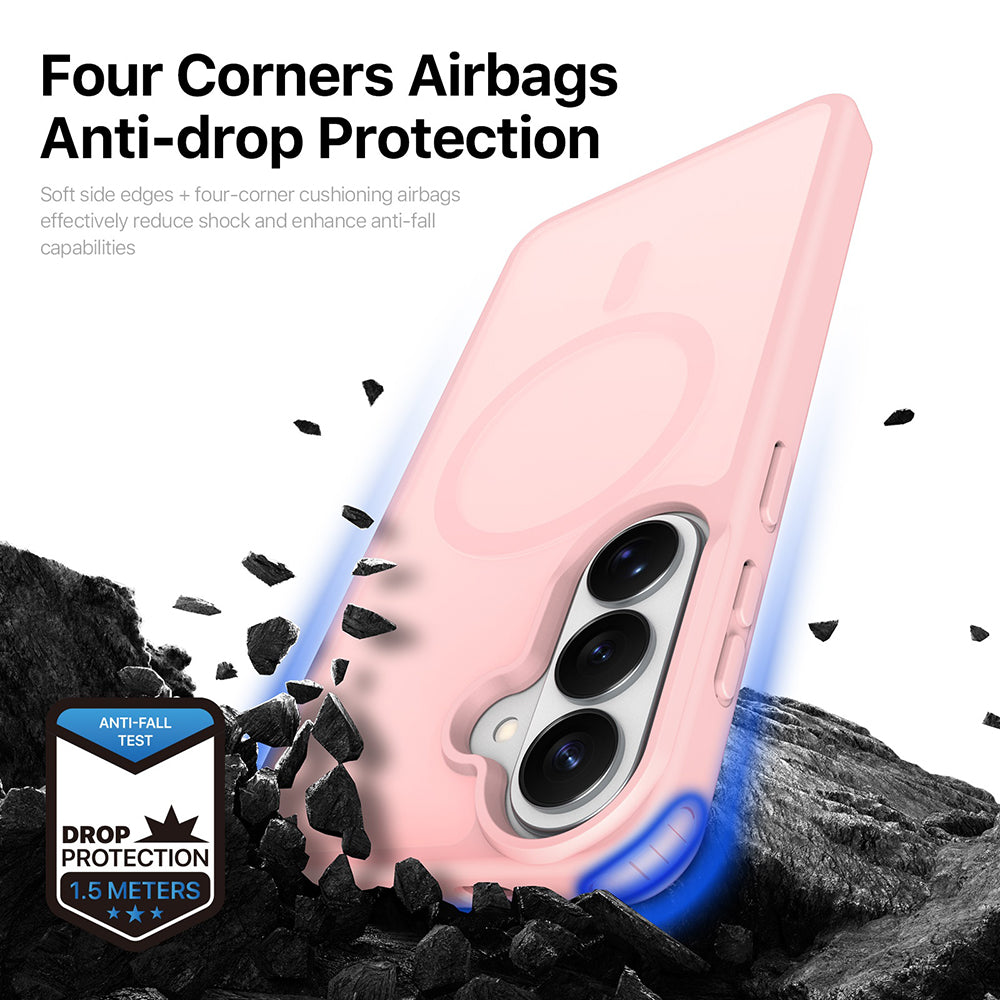 Husa de protectie Dux Ducis Yind MagSafe compatibil cu Samsung Galaxy S26, Gri