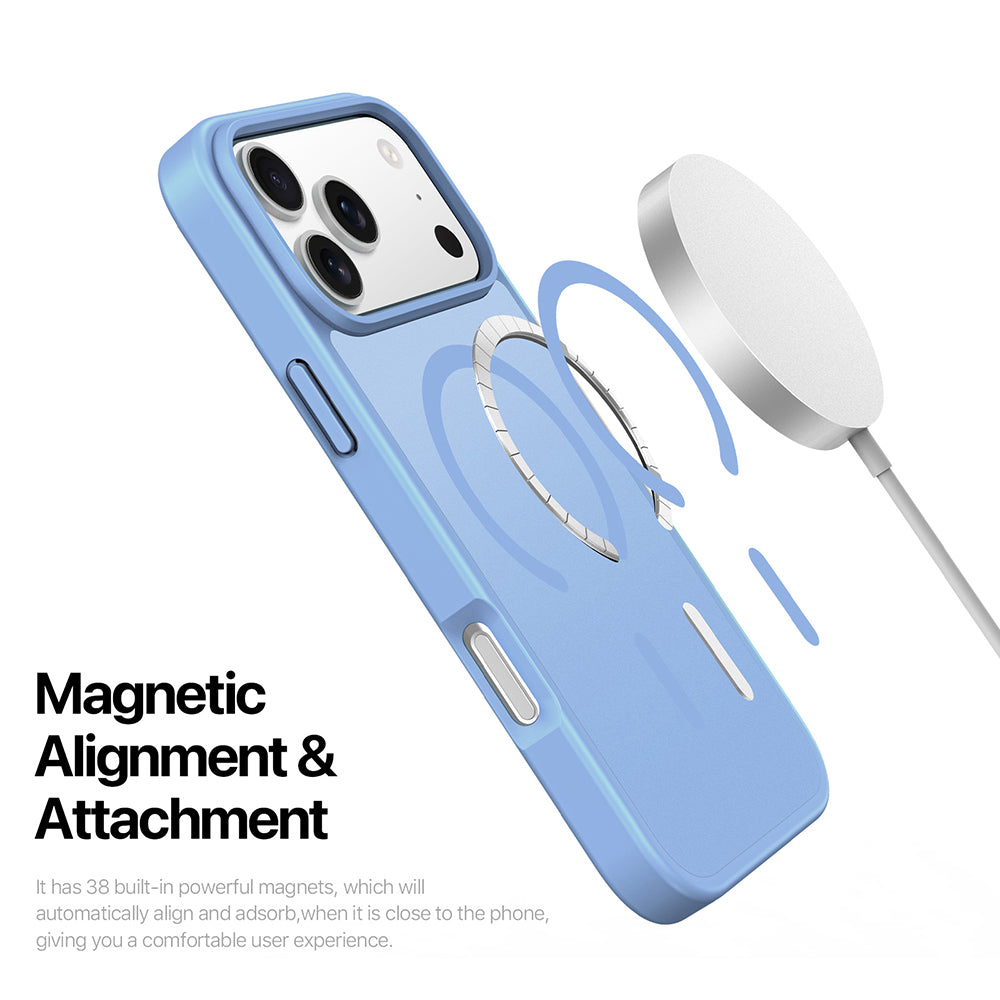 Husa de protectie Dux Ducis Yind MagSafe compatibil cu iPhone 18 Pro Max / iPhone 17 Pro Max, Mov deschis