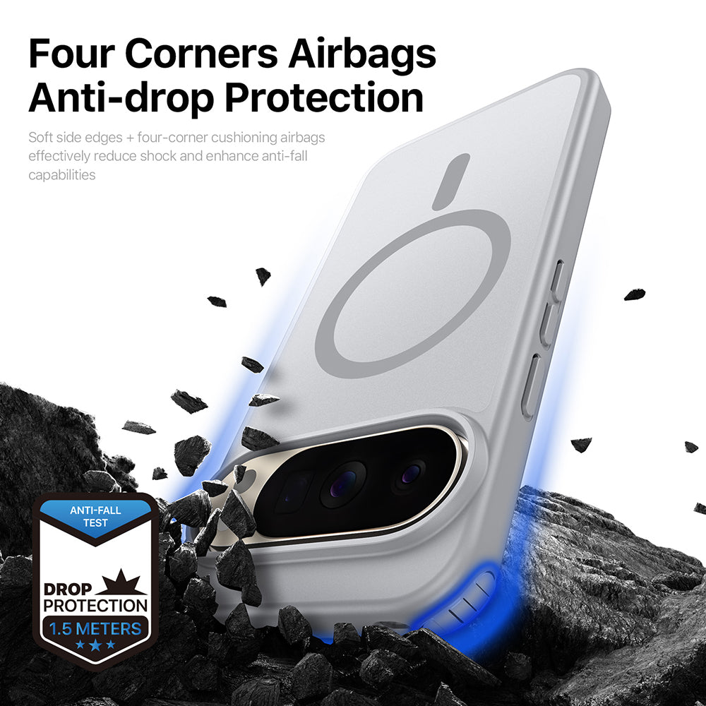 Husa de protectie Dux Ducis Yind MagSafe compatibil cu Google Pixel 11 / 11 Pro / 10, Roz