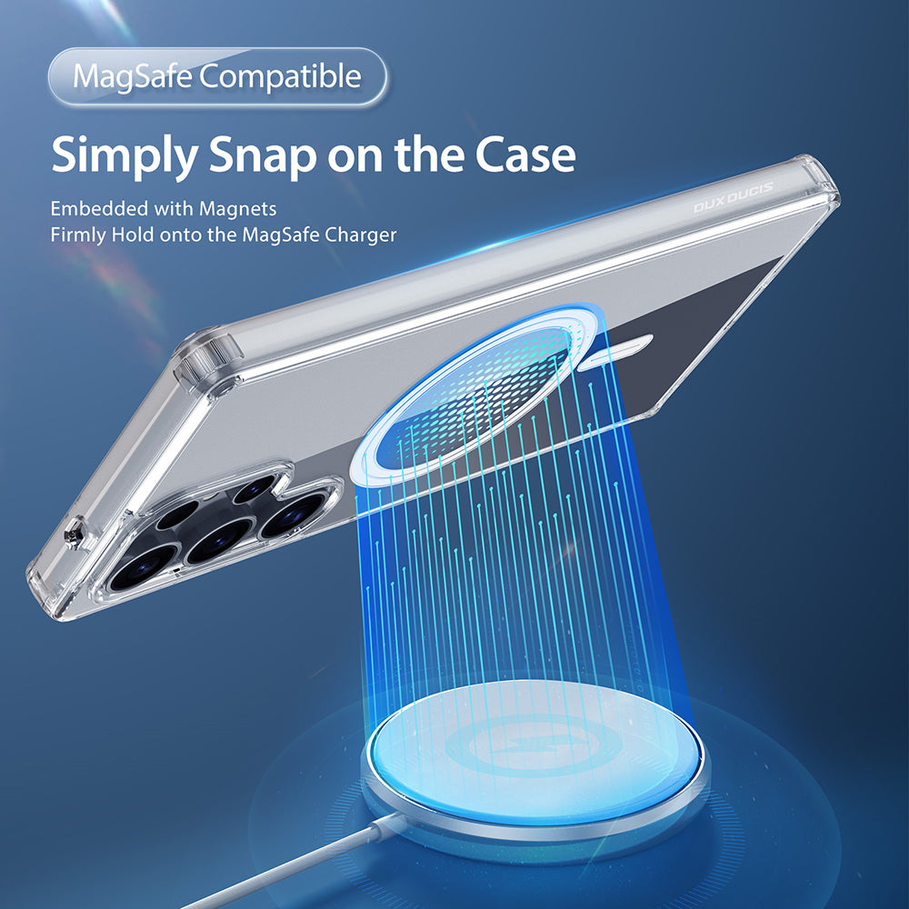 Husa de protectie Dux Ducis Clin Magnetic Series compatibil cu Samsung Galaxy S25 Ultra, Transparent