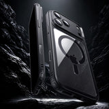 Husa de protectie ESR compatibil cu iPhone 18 Pro, Negru/Transparent
