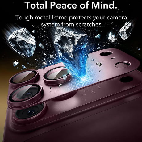 Folie de protectie ESR Armorite Pro compatibil cu iPhone 18 Pro, Bordo